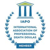 IAPO Member Badge - International Association of Professional Death Doulas