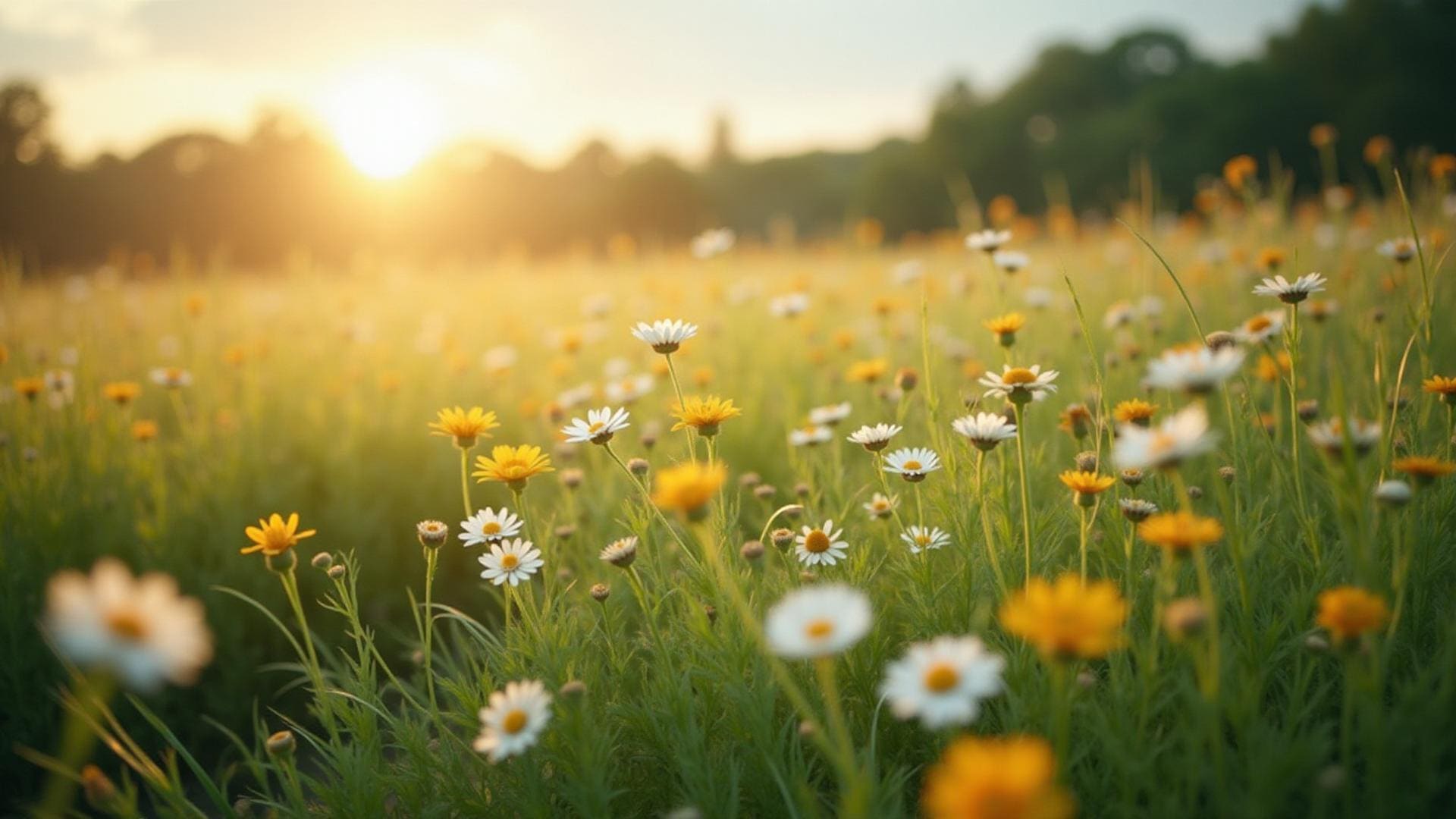 Peaceful meadow in Northern Virginia symbolizing tranquility and natural end-of-life care